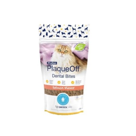 Νέα ProDen PlaqueOff Cat Dental Bites με γεύση σολομού