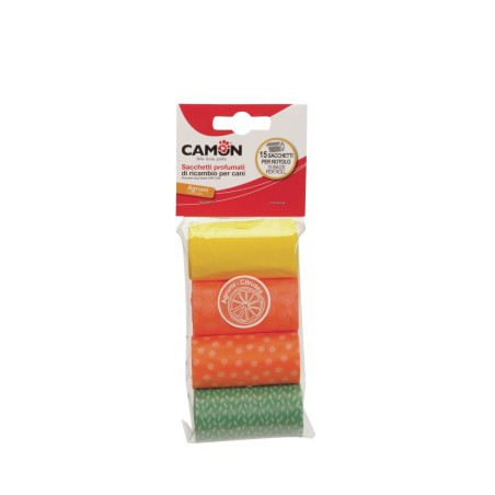 Citrus scented toilet bags