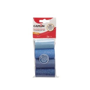 Talc-scented toilet bags