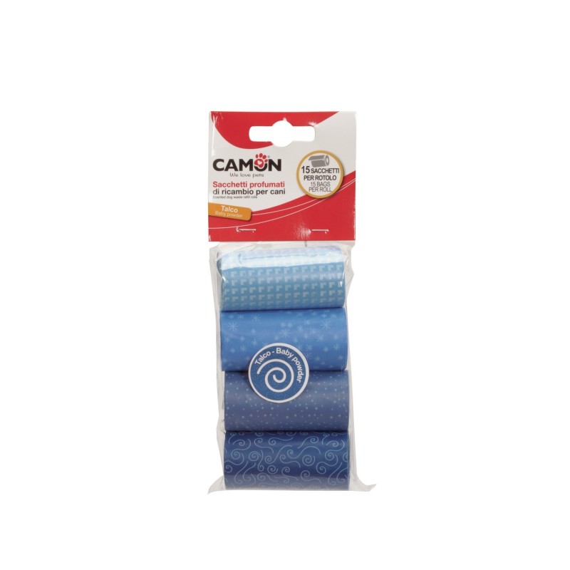 Talc-scented toilet bags Talc-scented toilet bags