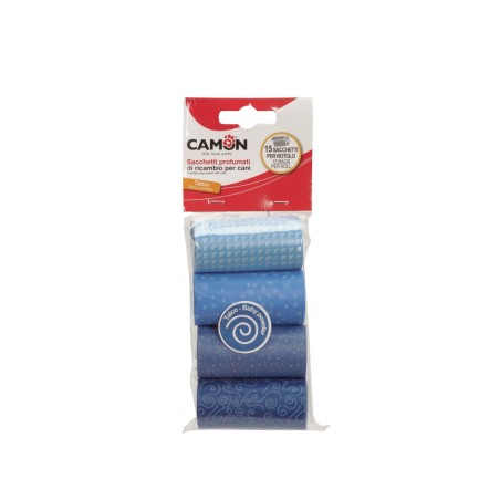 Talc-scented toilet bags