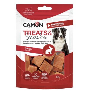 Diced rabbit bites snack