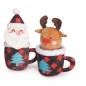 Dog toy - Christmas plush mugs Dog toy - Christmas plush mugs