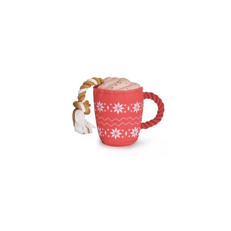 Dog toy - Christmas plush mug Dog toy - Christmas plush mug