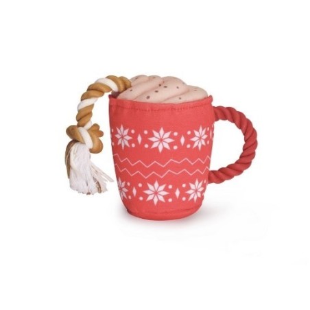 Dog toy - Christmas plush mug