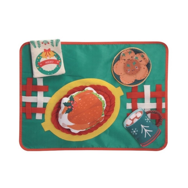 Interactive play carpet for dogs - Christmas Dinner Interactive play carpet for dogs - Christmas Dinner