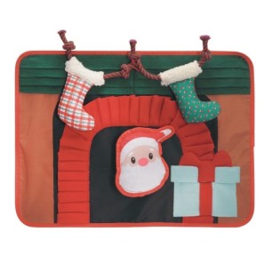 Interactive play carpet for dogs - Christmas Chimney