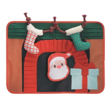 Interactive play carpet for dogs - Christmas Chimney