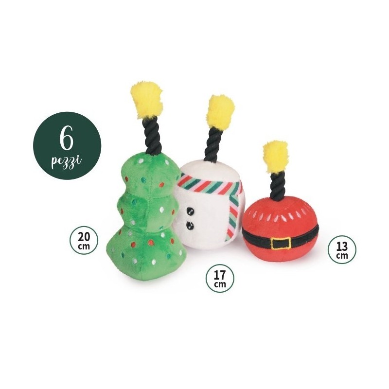 Χριστουγεννιάτικο παιχνίδι σκυλου"Christmas candles 3types with rope &squeaker" Χριστουγεννιάτικο παιχνίδι σκυλου"Christmas candles 3types with rope &squeaker"