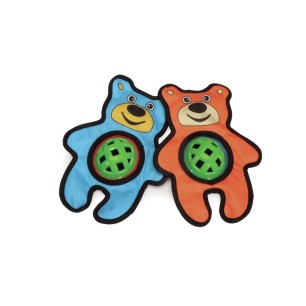 Dog toy - little bear with TPR heart and squeaker