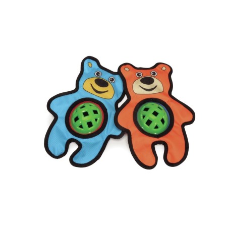 Dog toy - little bear with TPR heart and squeaker