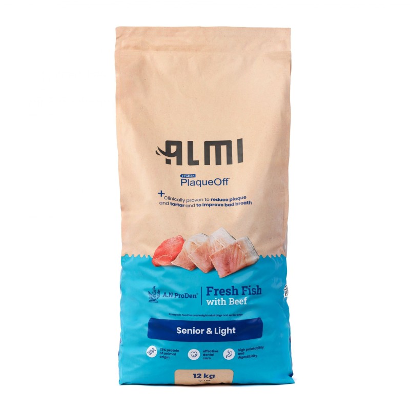 NEW!! Almi Senior & Light 12kg ProDenPlaqueOff NEW!! Almi Senior & Light 12kg ProDenPlaqueOff