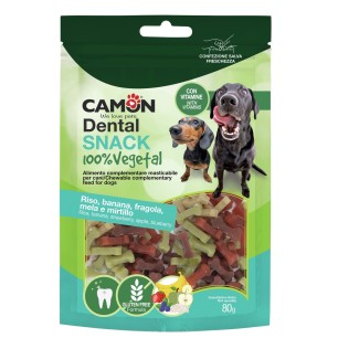 Banana, strawberry, apple and blueberry flavoured rice bones