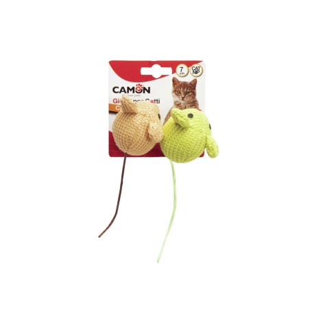 Fabric mice with catnip