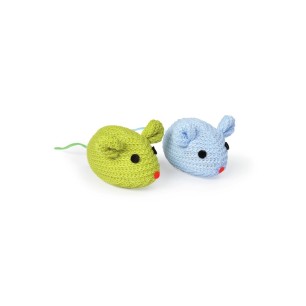 Fabric mice with catnip