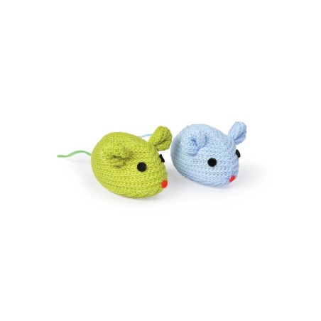 Fabric mice with catnip