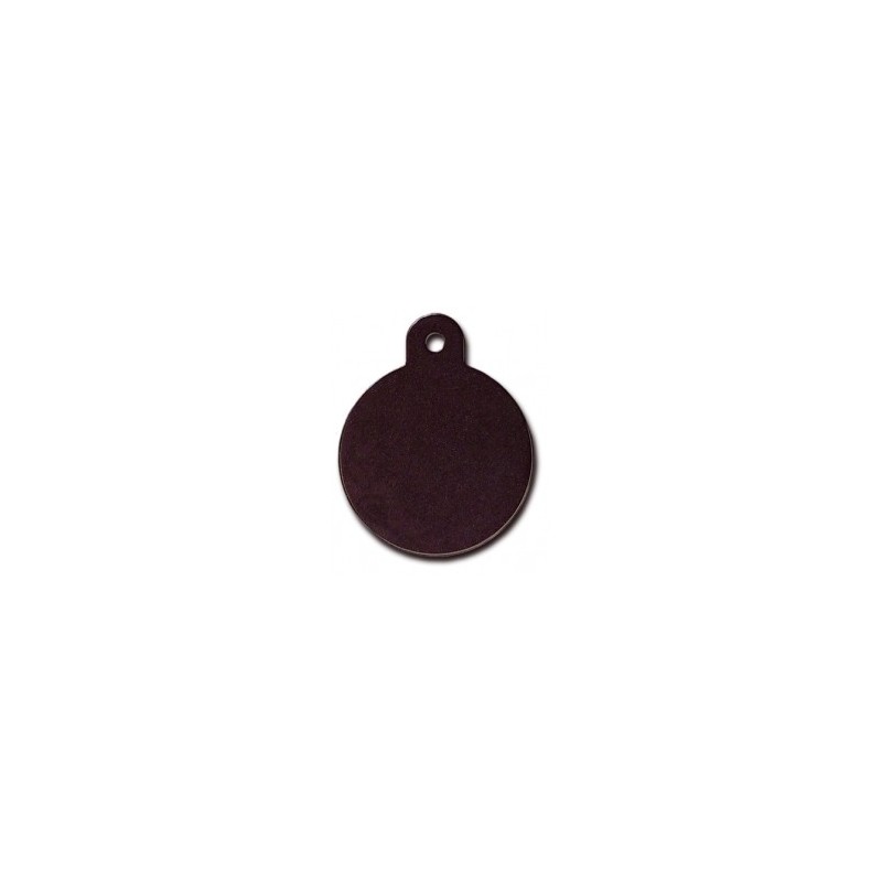 Large Black Circle ID Tag Large Black Circle ID Tag