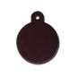 Large Black Circle ID Tag Large Black Circle ID Tag