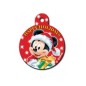 Large Circle ID Tag with Mickey & Gifts Large Circle ID Tag with Mickey & Gifts