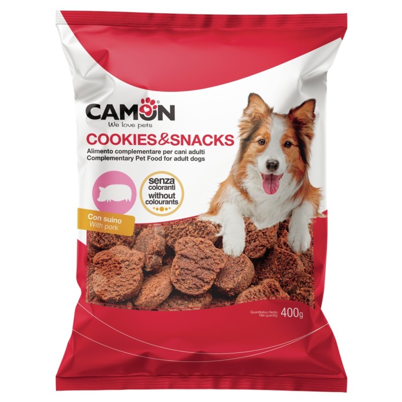 Paw-shaped biscuits with pork Paw-shaped biscuits with pork