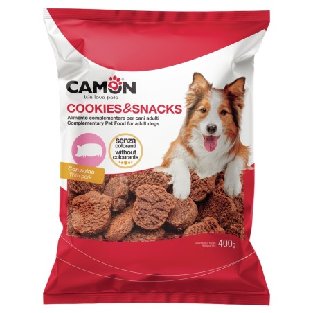 Paw-shaped biscuits with pork