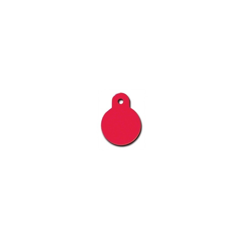 Small Red Circle ID Tag Small Red Circle ID Tag