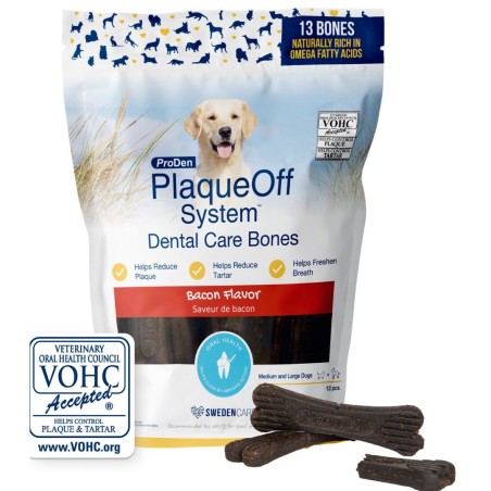 ProDen PlaqueOff Dental Bones Bacon