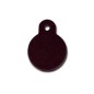 Small Black Circle ID Tag Small Black Circle ID Tag