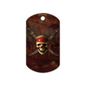 Military ID Tag with Pirates of Caribbean