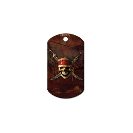 Military ID Tag with Pirates of Caribbean