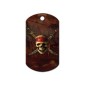 Military ID Tag with Pirates of Caribbean Military ID Tag with Pirates of Caribbean