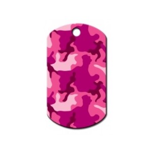 Pink Camo ID Tag