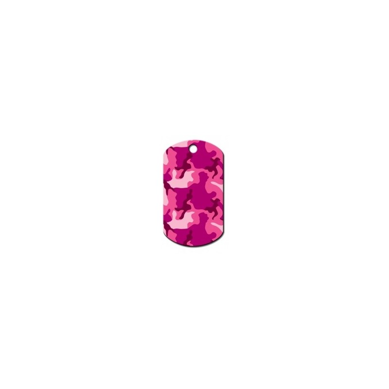 Pink Camo ID Tag Pink Camo ID Tag