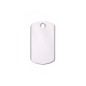 Small Chrome Military ID Tag Small Chrome Military ID Tag