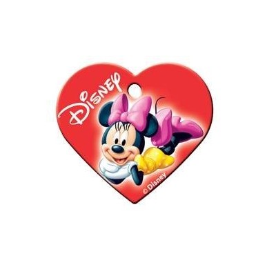 Heart ID Tag Minnie Red Large