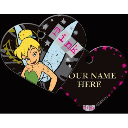 Heart ID Tag Large Tinkerbell