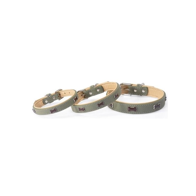 "Timber" green collar