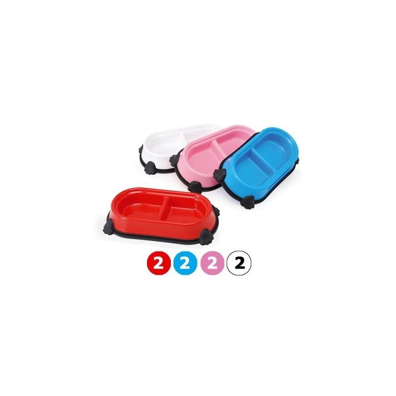 Double Colourful Plastic Bowl Double Colourful Plastic Bowl
