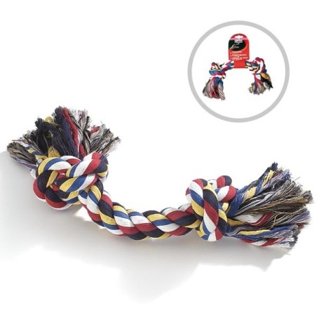 Training rope with 2 knots