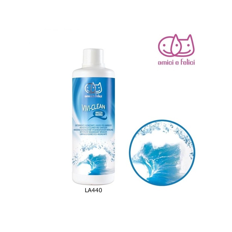 Cleaner and sanitizer Marine scent Cleaner and sanitizer Marine scent